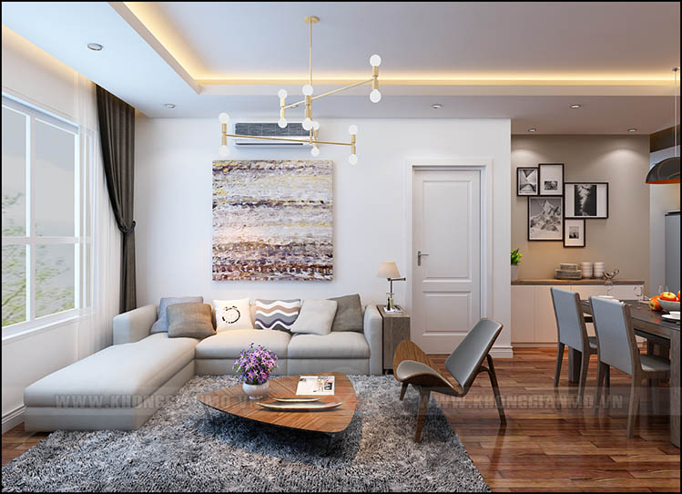 Thiết kế nội thất chung cư N09 – Anh Hiếu